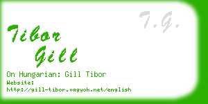 tibor gill business card